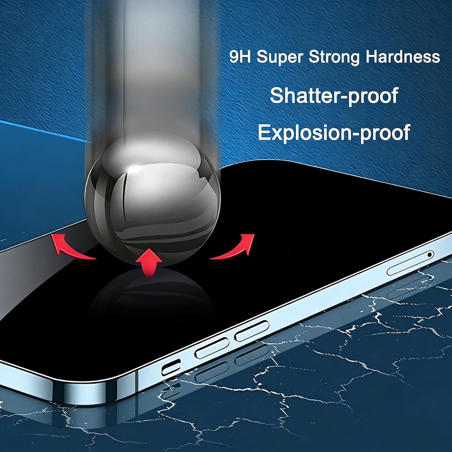 4 Way 360 Degree Anti Spy Tempered Glass Screen Protectors for iPhone 17 Air 2PC