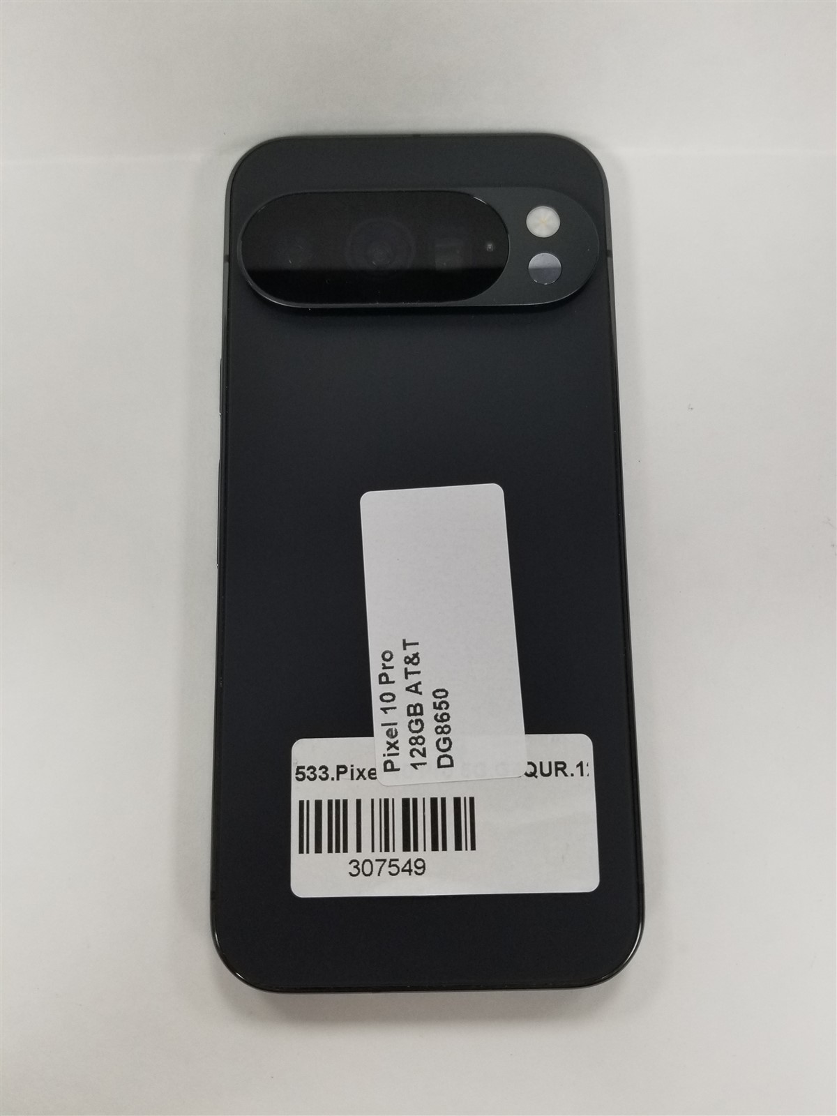 Google Pixel 10 Pro 128GB Obsidian G4QUR (AT&T) Fully Functional DG8650