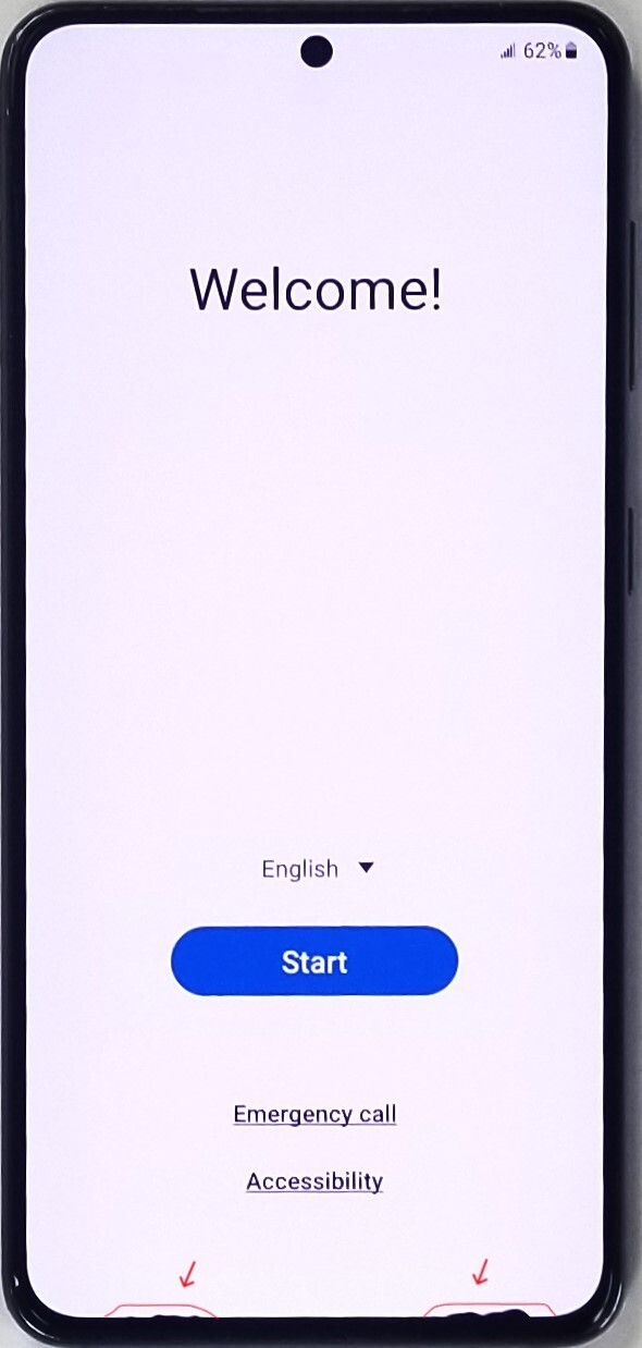 Samsung Galaxy S21 5G SM-G991U 128GB Phantom Gray Unlocked Black Spots Excellent
