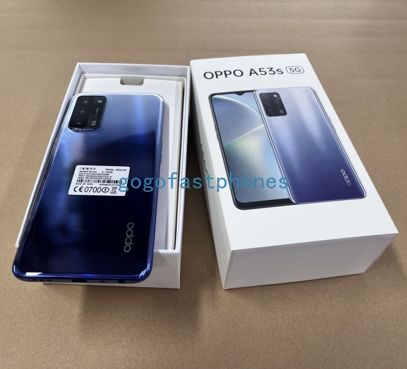 Unlocked Oppo A53s 5G Dual SIM 128GB 6/8GB RAM 6.52″ 5000mAh New sealed Google