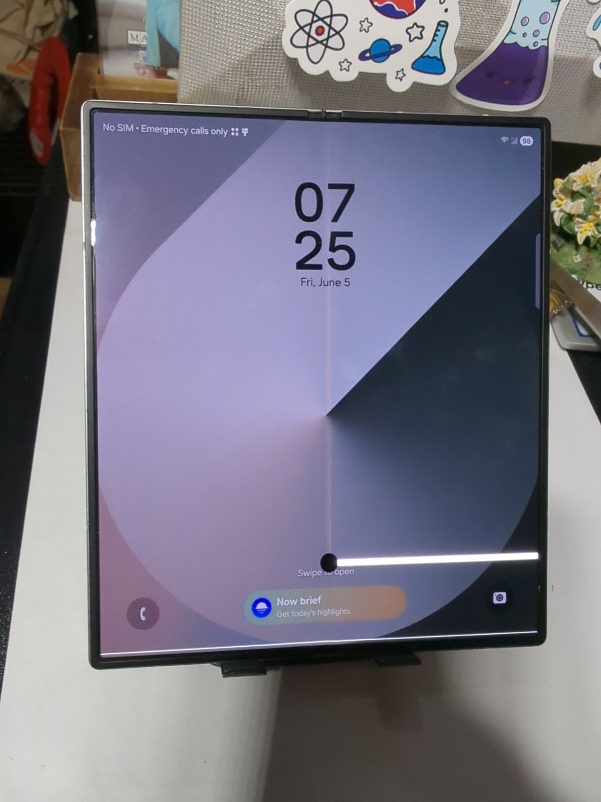 ⚠️READ⚠️ Samsung Galaxy Z Fold6 256GB silver, Verizon Unlocked, SM-F956U, #Da9