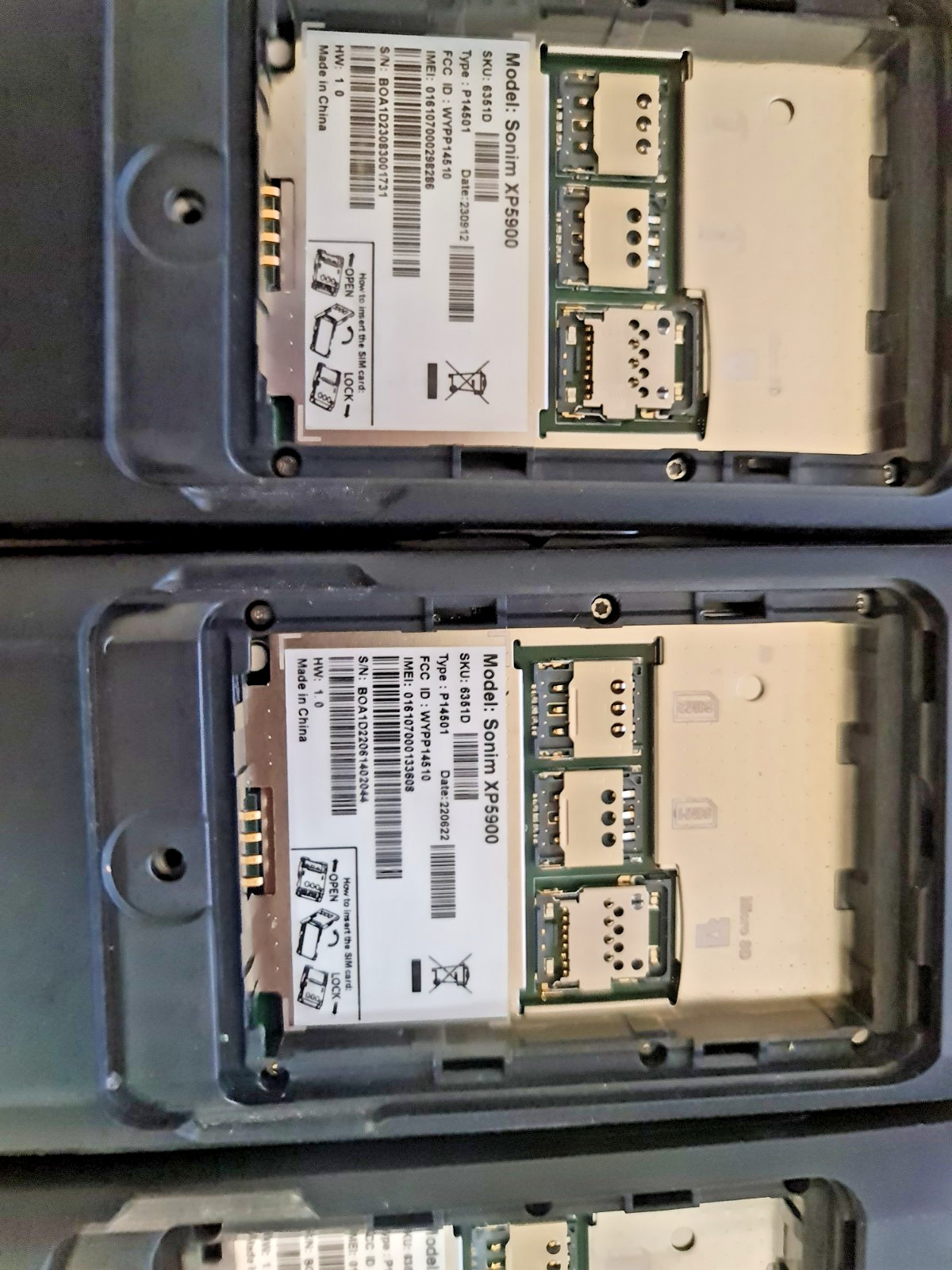 Lot of 10 Sonim XP5900 Rugged Phones AT&T – Hotel Surplus – Untested
