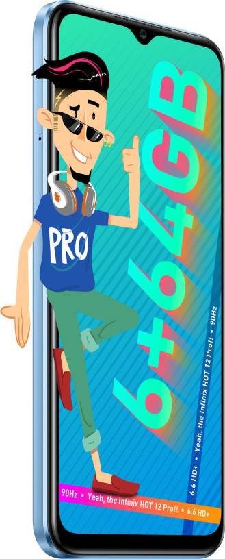 Infinix Hot 12 Pro Unlocked 6.6″ Dual SIM 6GB RAM 50MP-Camera 5000mAh Battery
