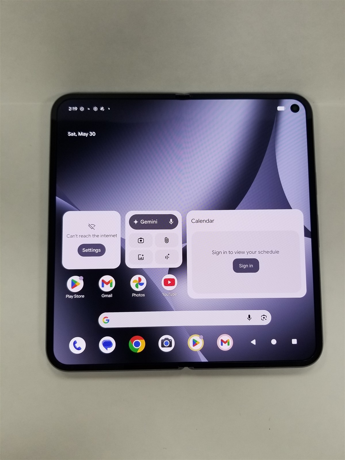 Google Pixel 10 Pro Fold 256GB Moonstone GU0NP (Unlocked) FullyFunctional DV8652