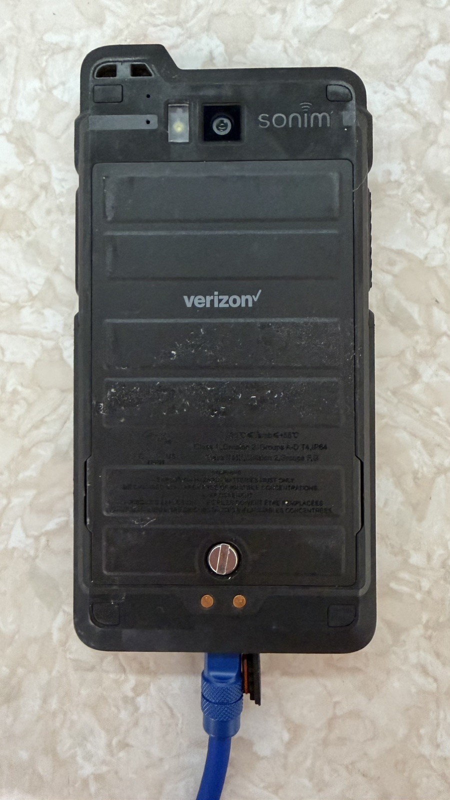 Sonim XP8 XP8800 64GB Black Verizon Unlocked Rugged Smartphone Good