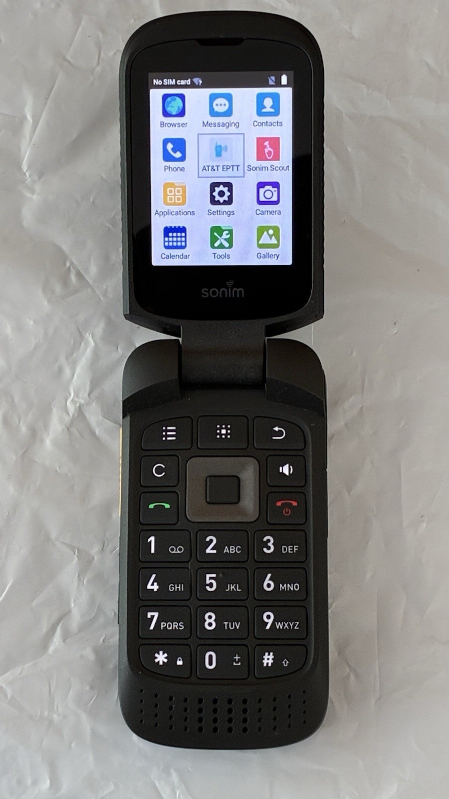 Sonim XP3 XP3800 AT&T 4GB Rugged Camera Flip Phone AT&T Only. (Carrier Locked)