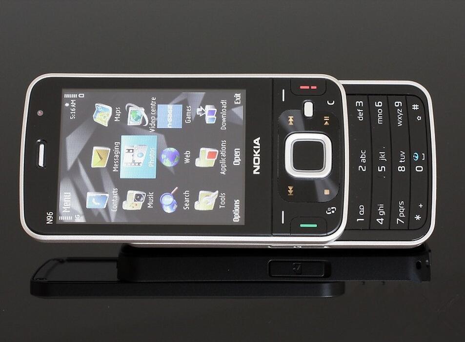 Nokia N96 Mobile Phones 3G WIFI Original GPS Unlocked 16GB internal Memory