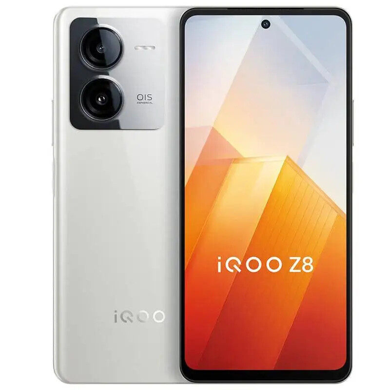 IQOO Z8 5G Unlocked Dimensity 8200 6.64in 2388*1080px 64mp cyan White Black