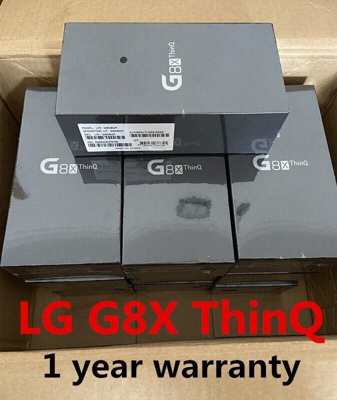 LG G8X ThinQ 128GB LM-G850UM LM-G850EMW Black 4G Unlocked Smartphone NEW SEALED