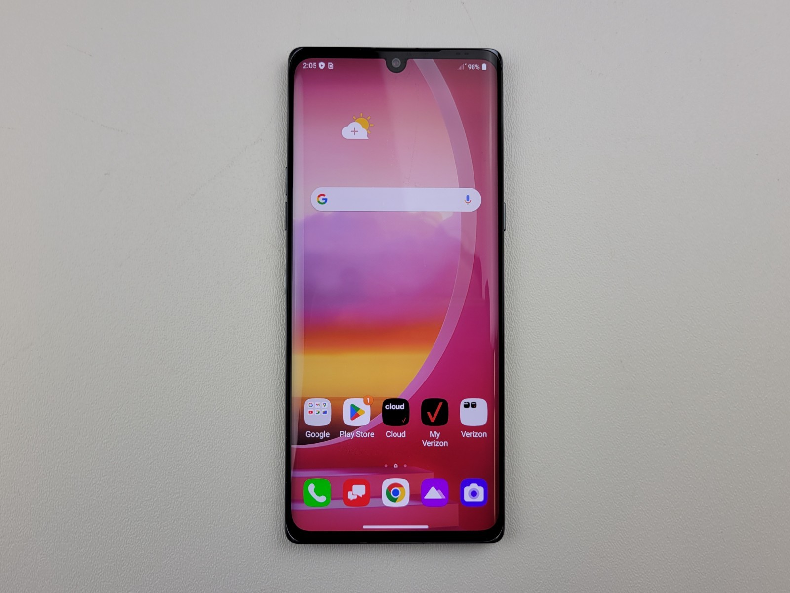 LG Velvet 5G (LM-G900VM) 128GB – Gray (Verizon) (UNLOCKED) Clean IMEI – H7657