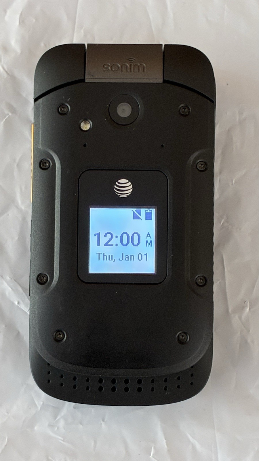 Sonim XP3 XP3800 AT&T 4GB Rugged Camera Flip Phone AT&T Only. (Carrier Locked)