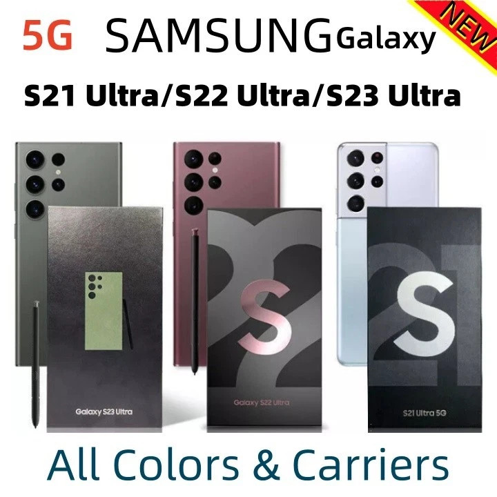 Samsung Galaxy S23 Ultra/S24 Ultra 256GB/512GB 5G Factory Unlocked,Sealed & New