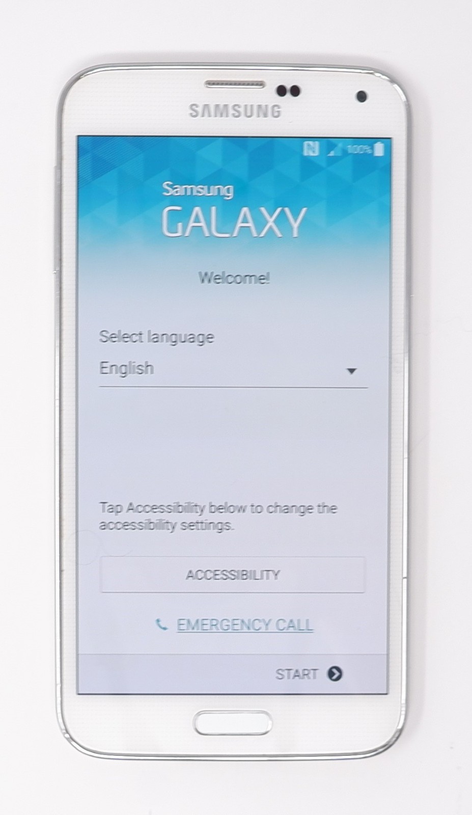 SAMSUNG GALAXY S5 SM-G900A WHITE ATT 16GB 2GB 5.1″ 16MP SD 3.5MM W/BOX+ – NICE!