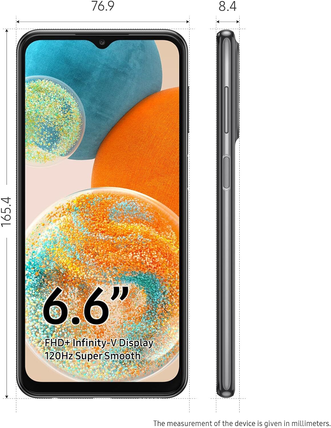 BOOST | Samsung Galaxy A23 5G 64GB 6.6″ SM-A236U Black Smartphone Very Good