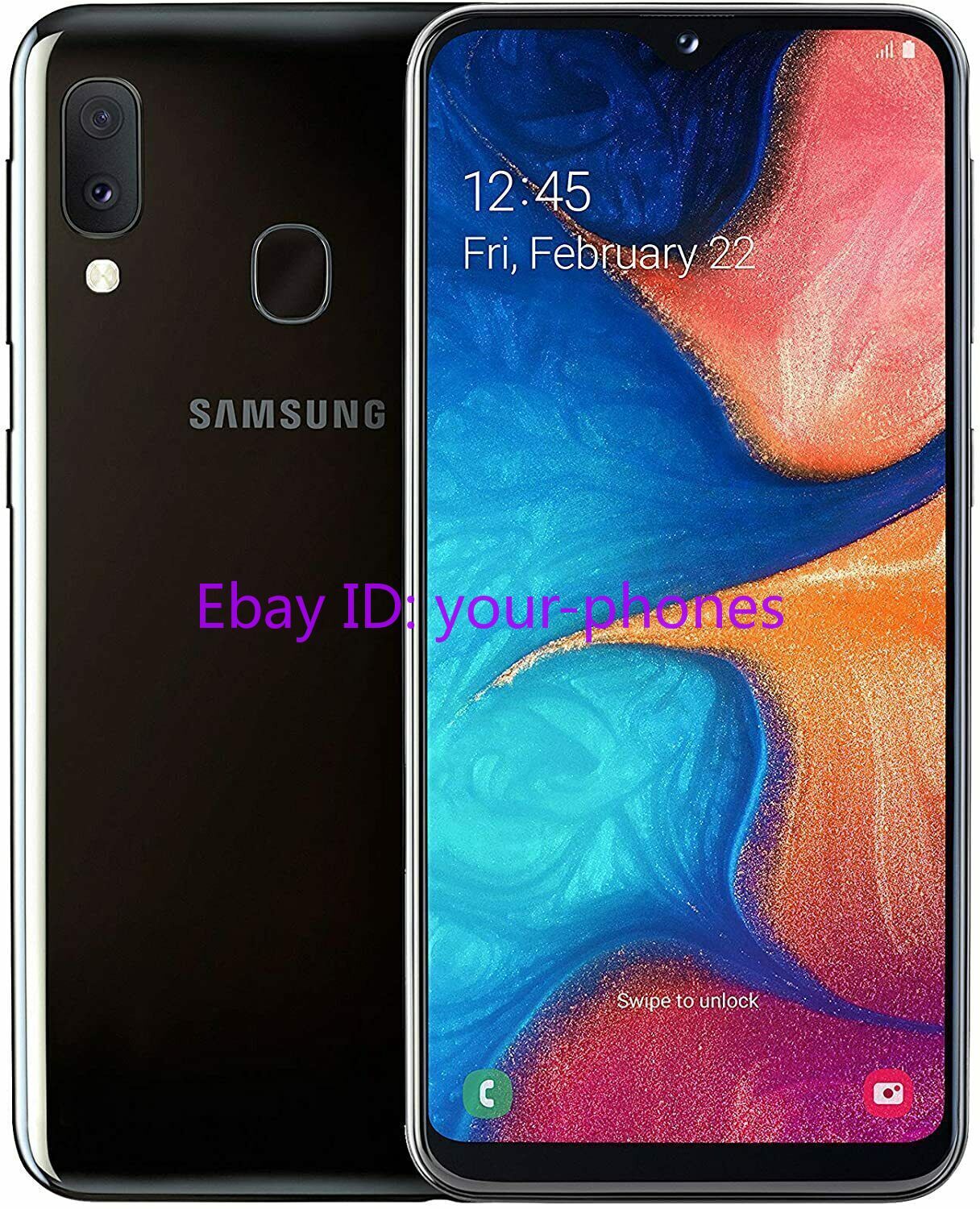Samsung Galaxy A20e A202F/DS Dual SIM 32GB+3GB Unlocked Smartphone- New Unopened