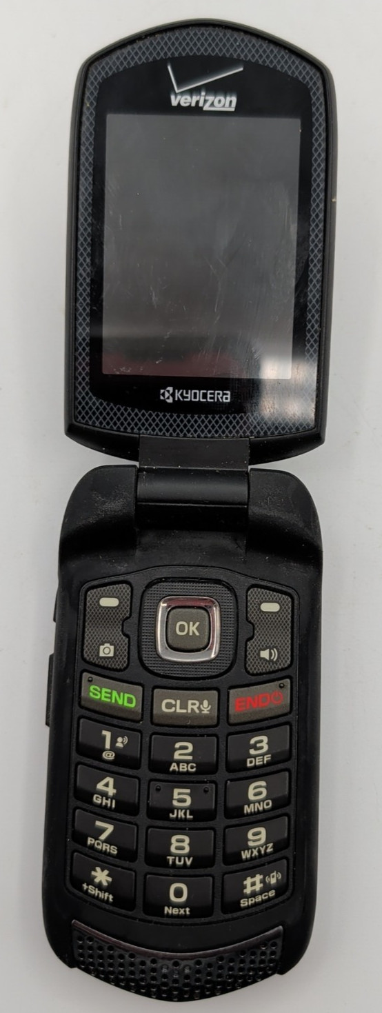 Kyocera DuraXV E4520PTT Rugged GPS Waterproof Cell Phone Verizon – (J12)