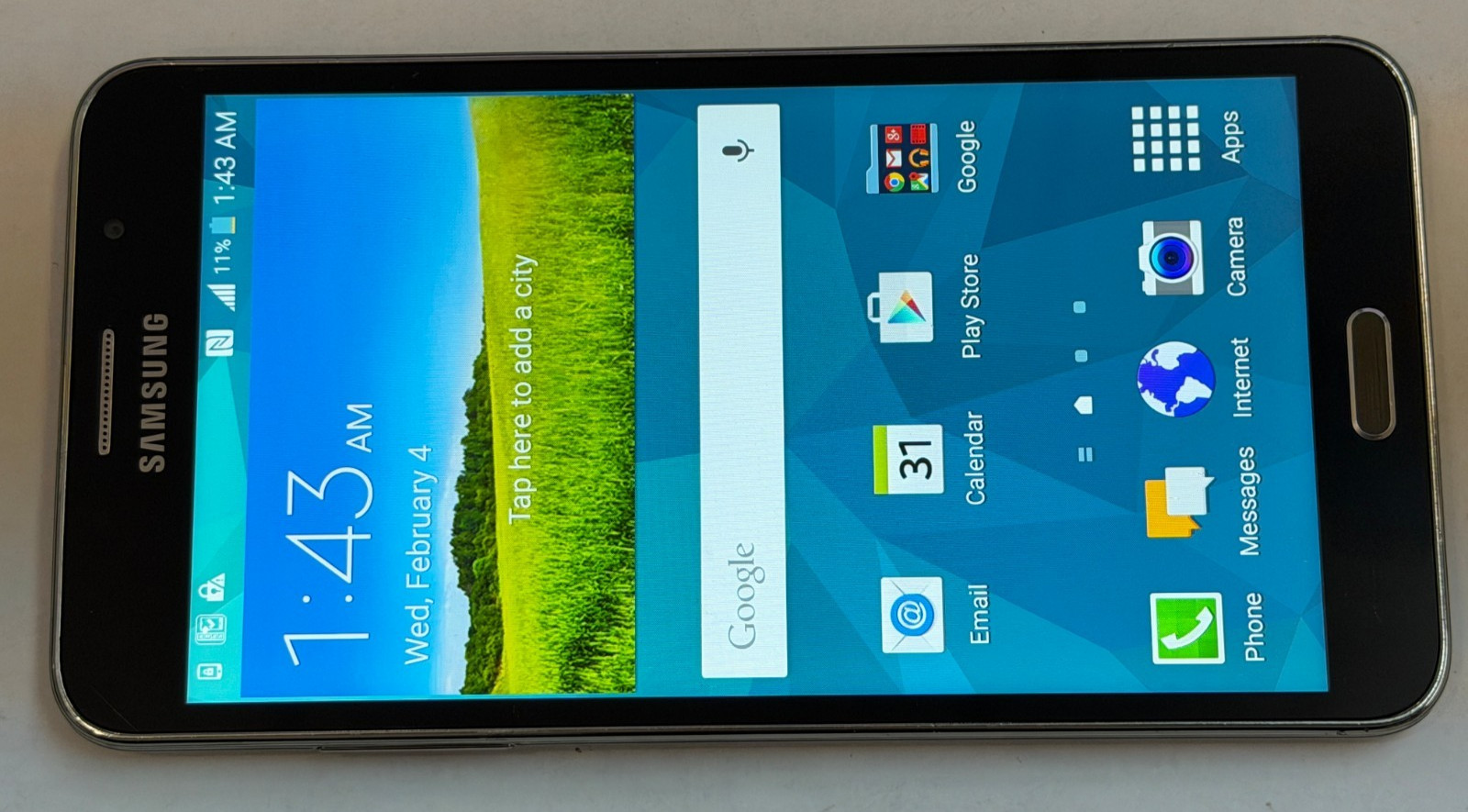 UNLOCKED AT&T Samsung Galaxy Mega 2 SM-G750A 16GB 4G LTE Smart Phone *READ