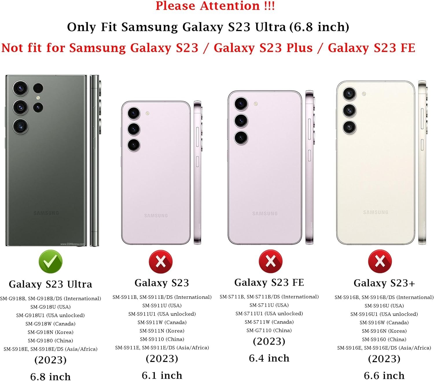 for Samsung Galaxy S23 Ultra Case: Dual Layer Protective Heavy Duty Cell Phone C