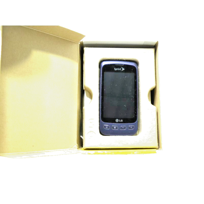LG Optimus S LS670 Sprint 3.2MP Camera Android Smartphone Black New Open Box.