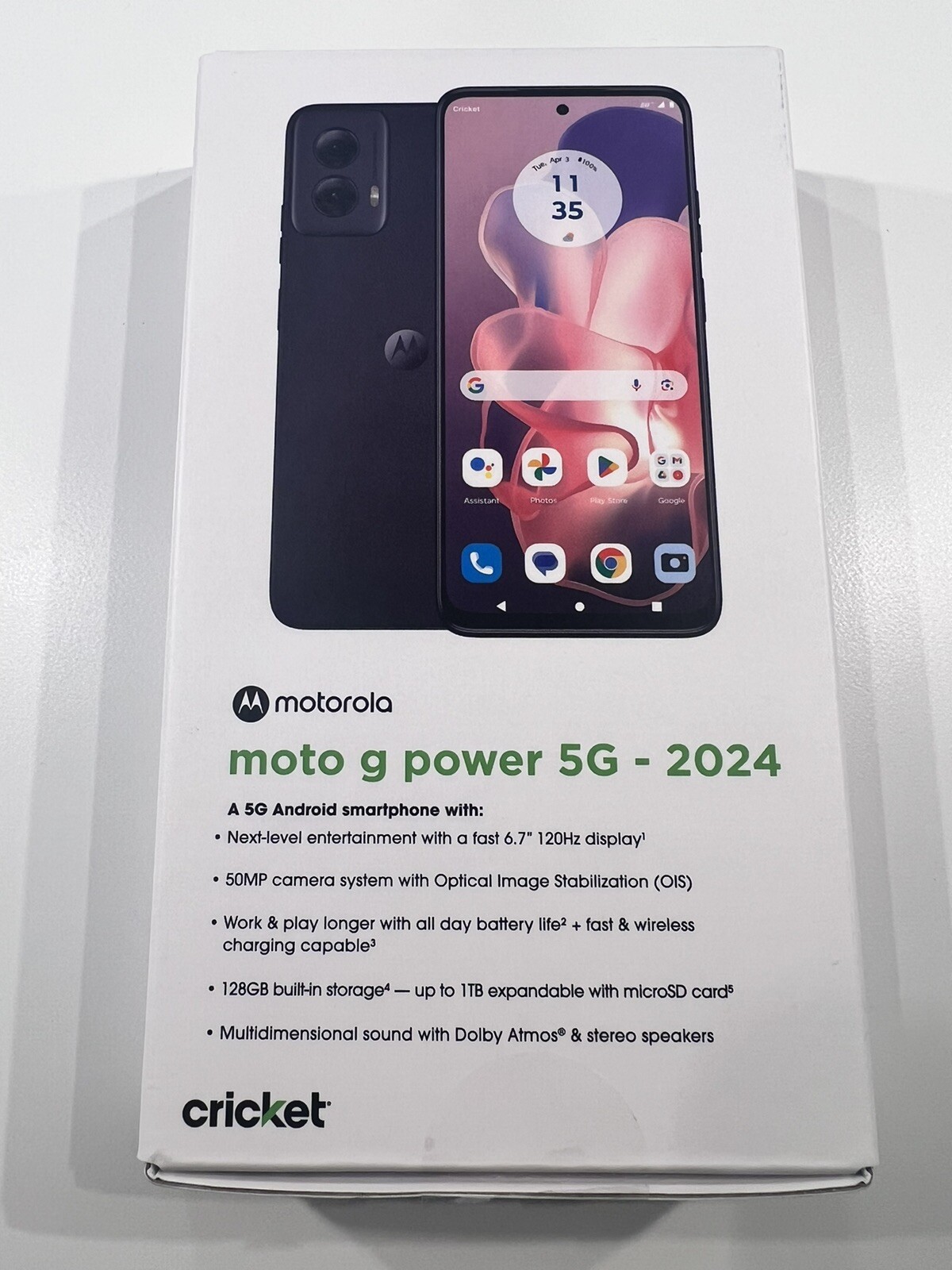 Moto G Power 5G 2024 – 128GB -Cricket Wireless BRAND NEW