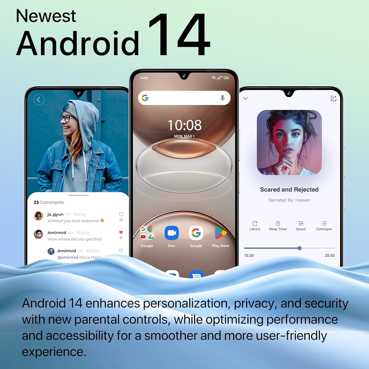 UMIDIGI G100A 4GB 128GB 6.9″ Dual SIM 6000mAh Android 14 Unlocked Smartphone
