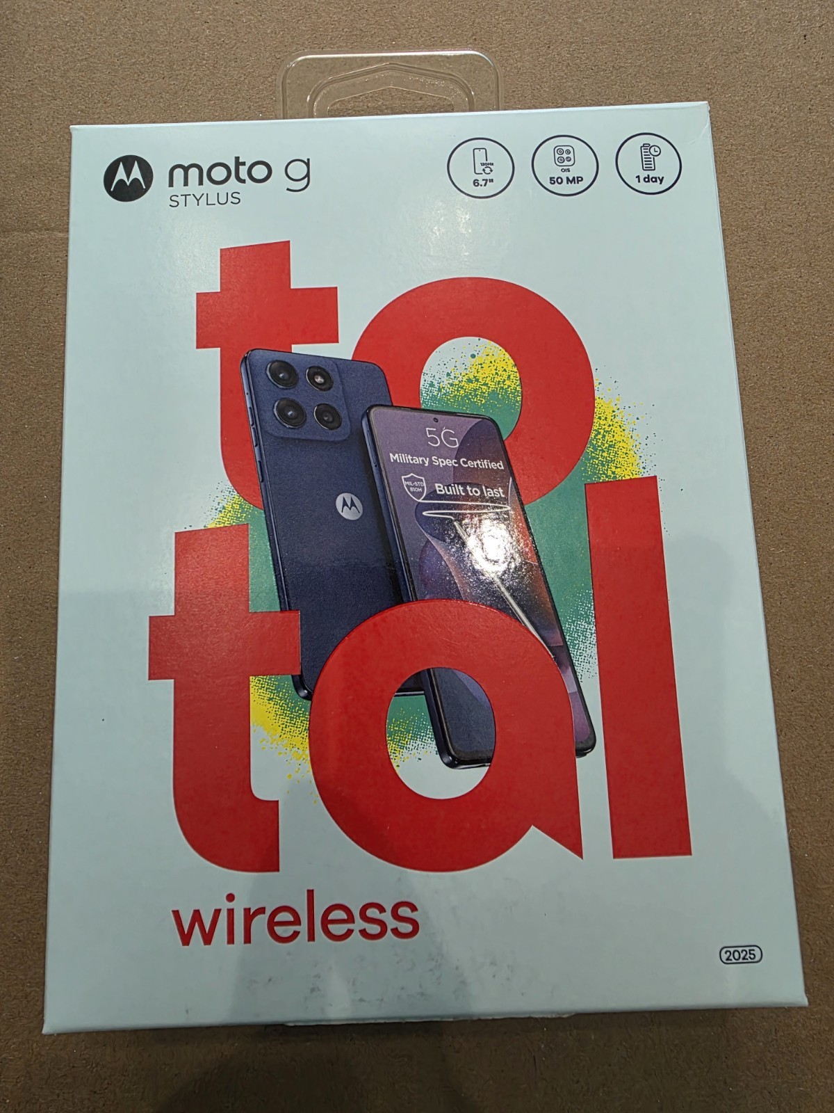 Total Wireless Moto G Stylus 2025 128GB Prepaid Smartphone / New in Sealed Box..