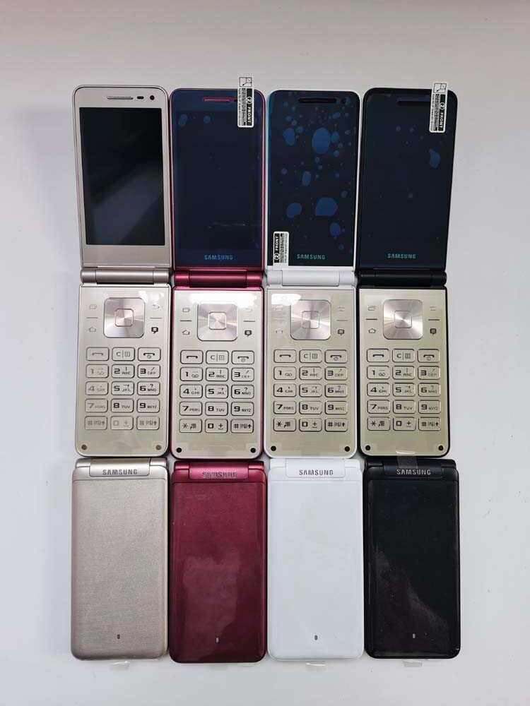 Originl Samsung Galaxy Folder2 SM-G1600 Dual SIM 16GB Android Flip Smartphone