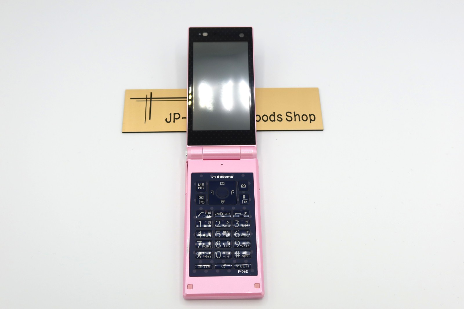 [B] Fujitsu F-06D Style Series Flip Nicola Girls’ Happy Pink Limited Item Japan