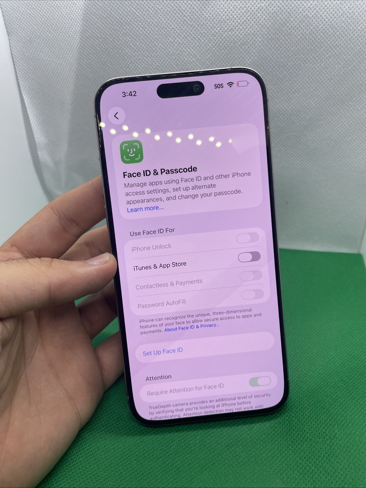 iPhone 15 Pro Max 256gb Natural Unlocked – Aftermarket Display & No Face ID