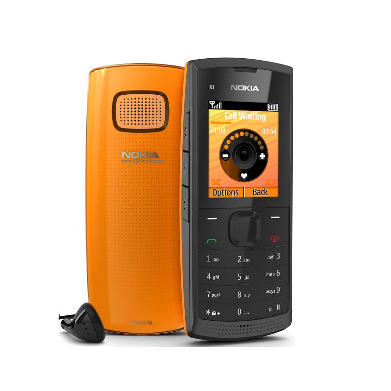 Original Unlocked Nokia X1-00 2G GSM 900 / 1800 Radi Cell Phone1.8 inches
