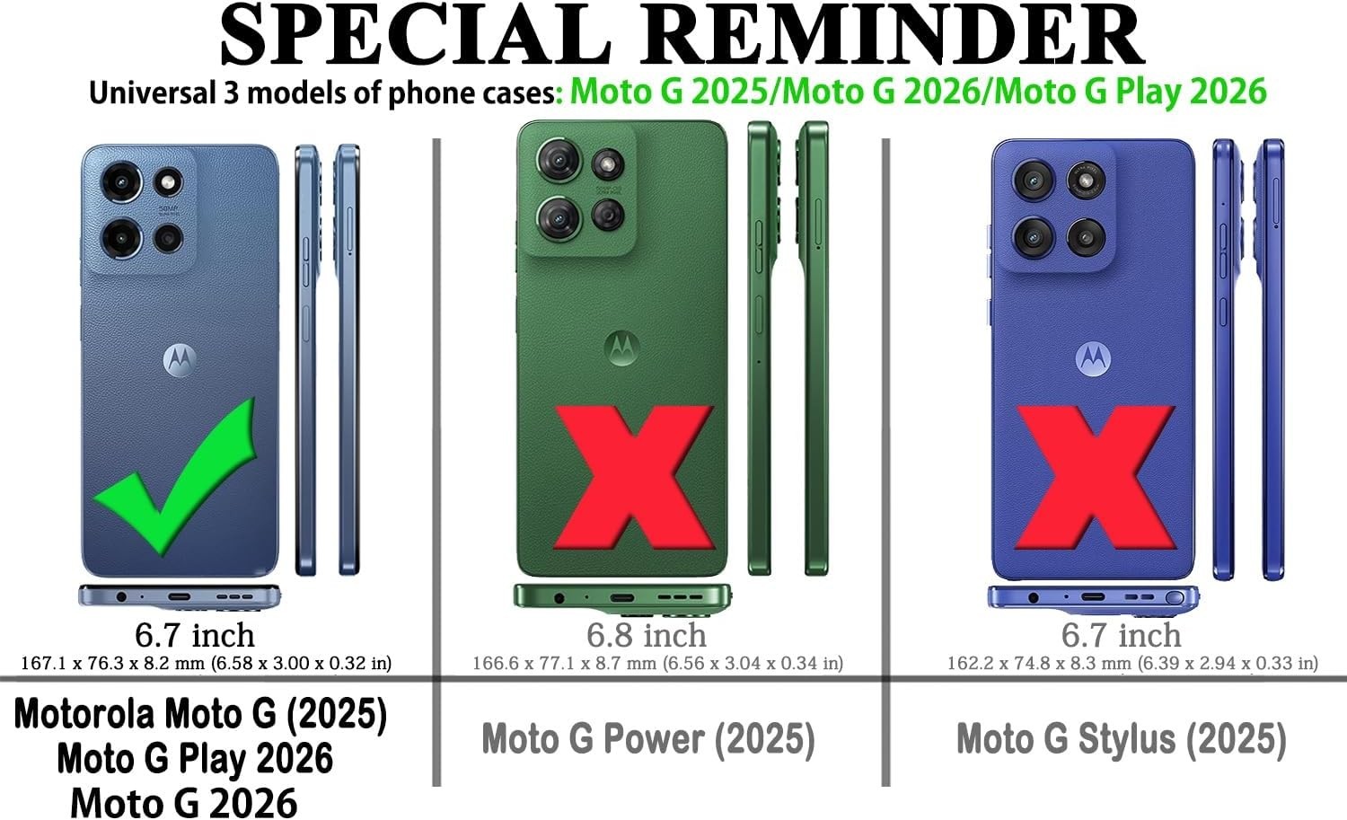 Moto G 2025/2026 Case: Shock-Absorption Flexible TPU Rubber Protective Cover
