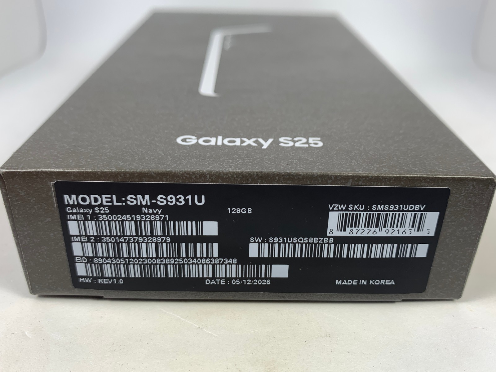 Samsung Galaxy S25 128GB – SM-S931U – (Verizon) For Parts – **Check ESN**
