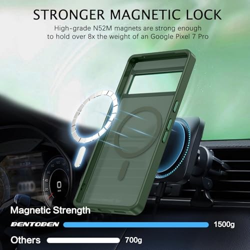 Google Pixel 7 Pro Case – Translucent Matte Slim Shockproof Protective Cover for