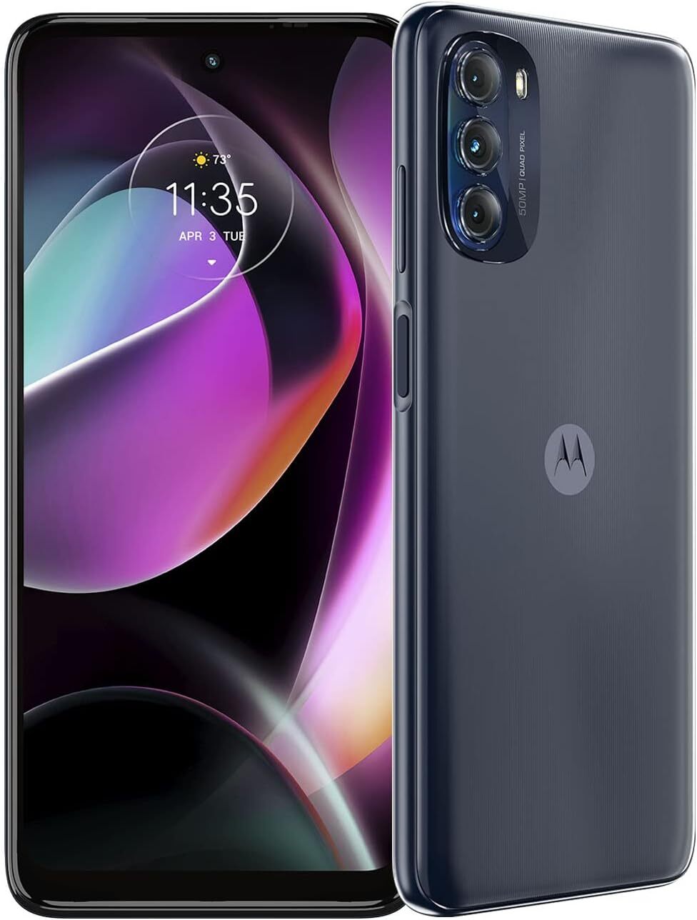 Motorola Moto G 2022 64GB 6.5” 50 MP Camera Moonlight Gray Boost Mobile – Good