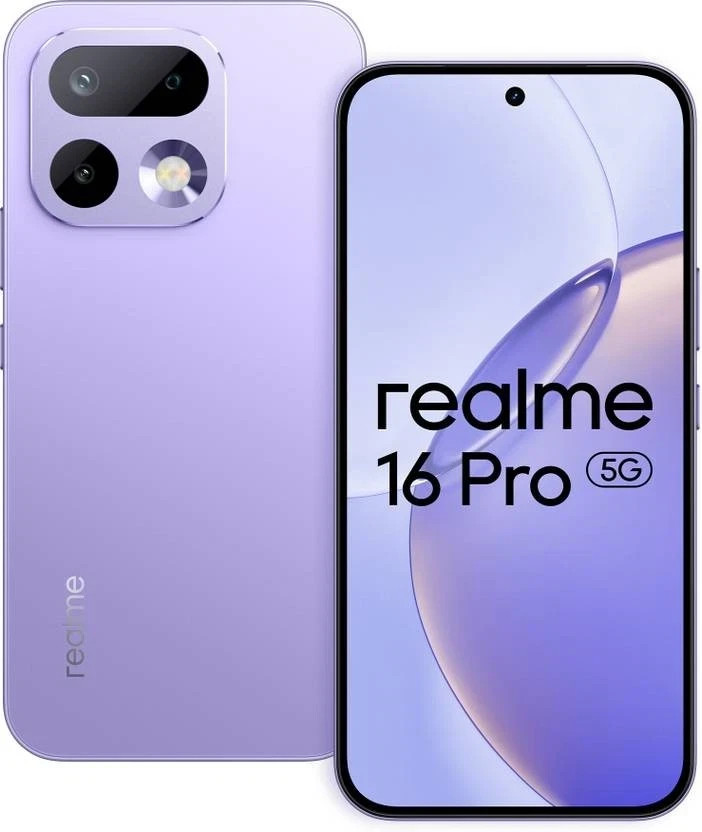 realme 16 Pro 5G (Purple, 256GB 12GB RAM) Dimensity 7300 Max Gobal Version.