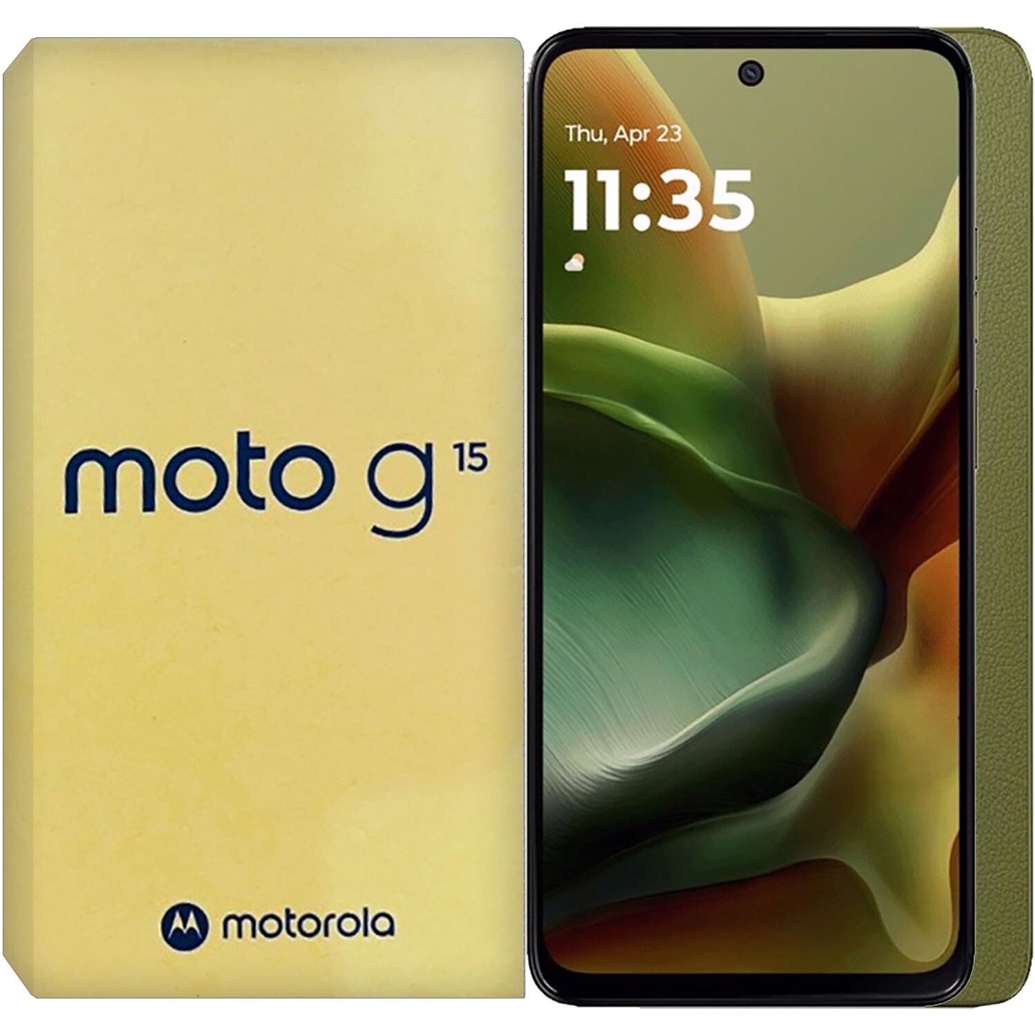 Motorola Moto G15 4G Iguana Green 128GB + 8GB Dual-SIM Unlocked GSM NEW