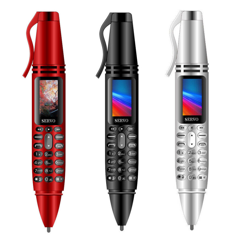 UnlockedMini Cell Phone Pen Bluetooth Dialer 0.96″ Mobile Phone 2G GSM Cellphone