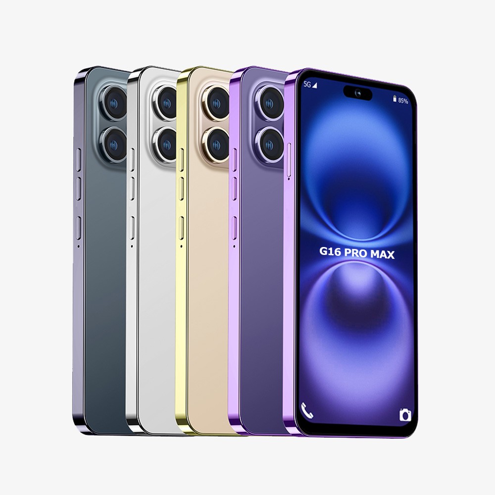 Unlocked Smartphone G16 Pro Max 128GB 5G Cell Phone Android Cheap 5000mAh