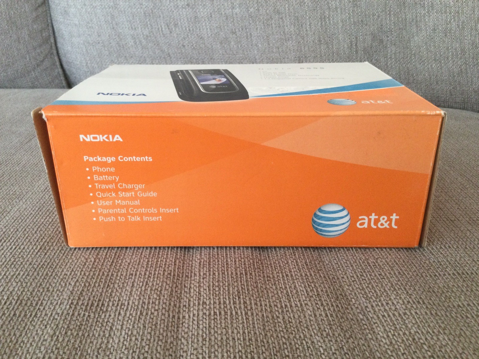 Nokia 6555b AT&T Cellular Flip Phone RM-289 Push-To-Talk 1.3MP Camera Complete