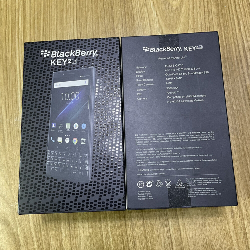 BlackBerry KEY2 LE BBE100-5 Single SIM 64GB 4G Unlocked Smartphone New Sealed