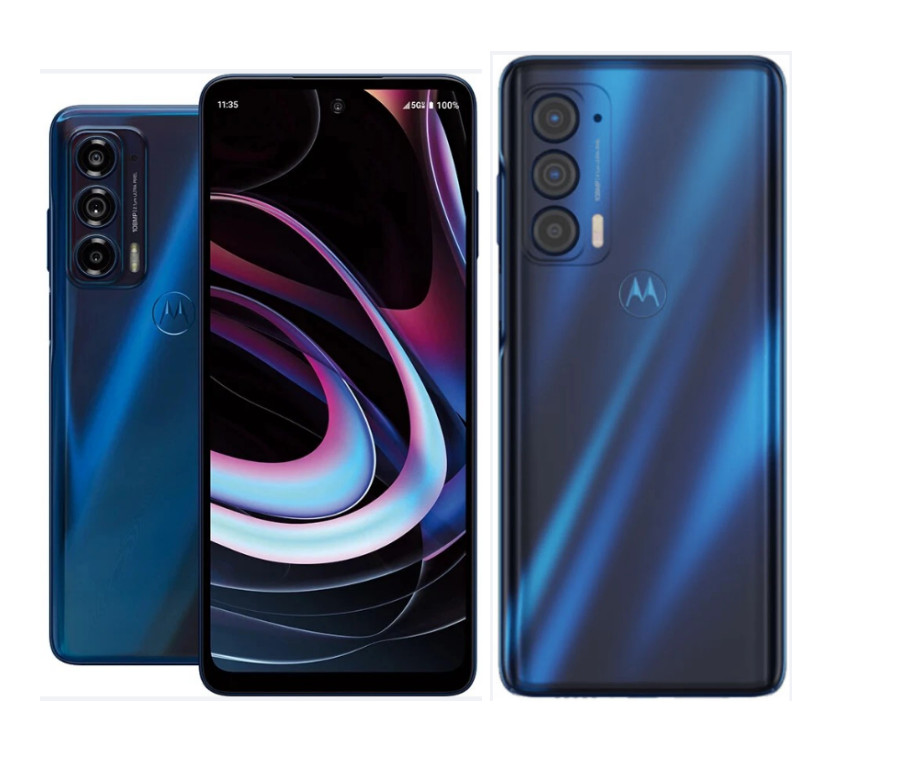 Motorola Moto Edge 5G 2021 XT2141 Nebula Blue 256GB VERIZON-Open Box Android A+