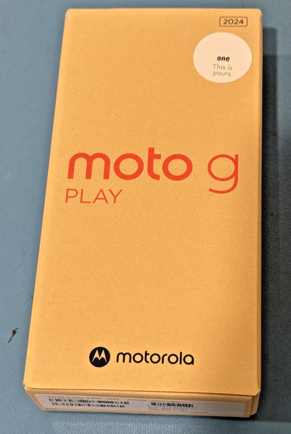 Motorola Moto G Play 2024 XT2413-2 4+64GB Unlocked 6.5″ 50MP Sapphire Blue — New
