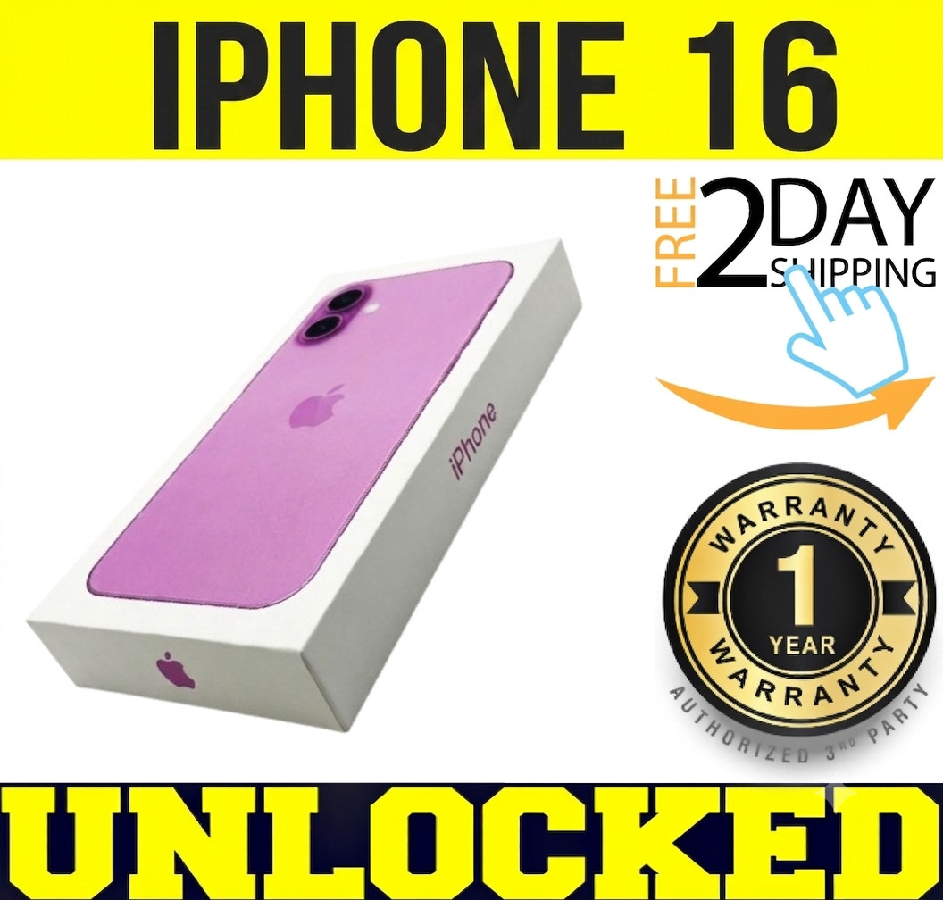 APPLE IPHONE 16 – 256GB PINK (FACTORY UNLOCKED) ✅1 YR WARRANTY✅ ❖SEALED❖