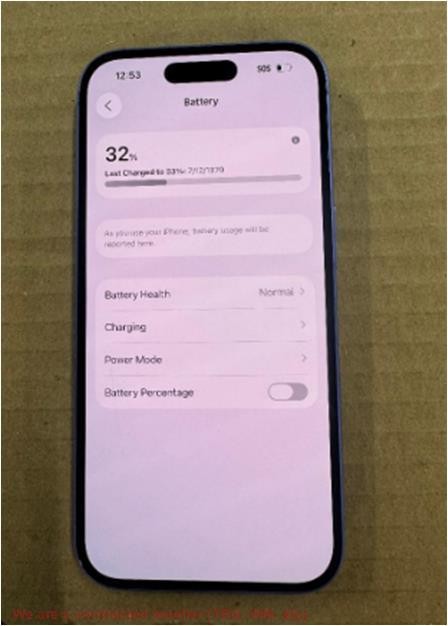 Apple iPhone 16 (128GB) – Ultramarine SEE DETAILS UNKNOWN CARRIER