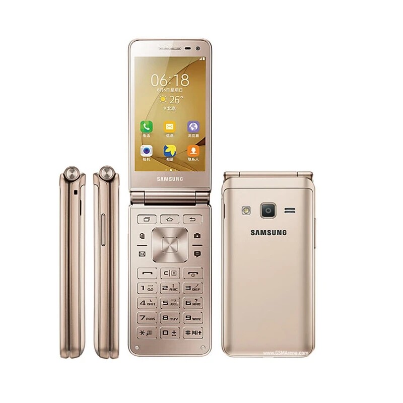 Samsung Galaxy Folder 2 G1650 16GB Unlocked Dual SIM 4G LTE Cell Phone OPEN BOX