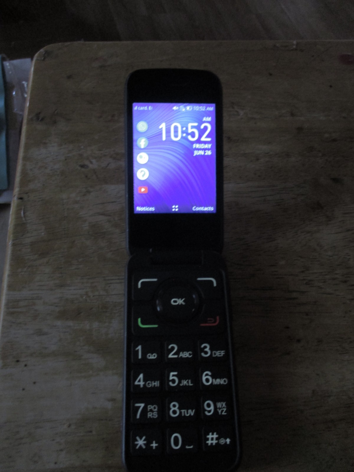 easy to use Alcatel GO Flip 3 4052W 4G LTE Flip cellular cell Phone unlocked
