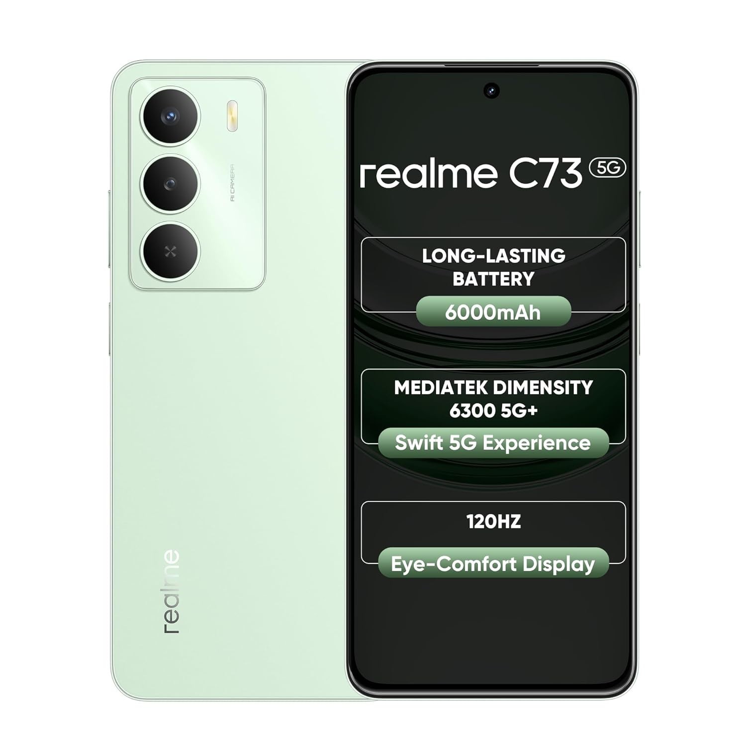 realme C73 5G | Factory Unlocked Dual SIM Smartphone | 128GB-NO USA TARIFFS