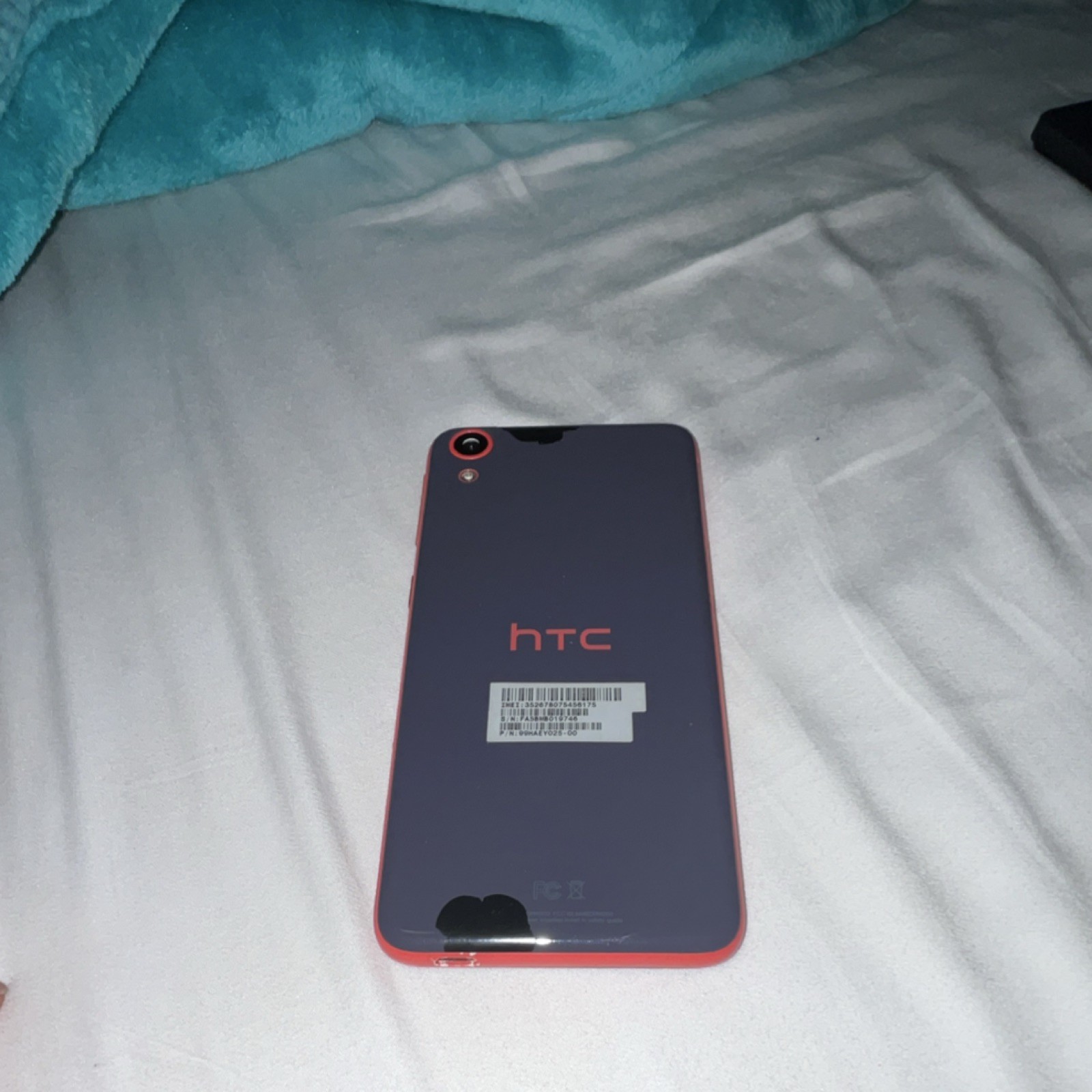 HTC One 32GB Purple/Red Bar Style Smartphone Mobile Cell Phone Used
