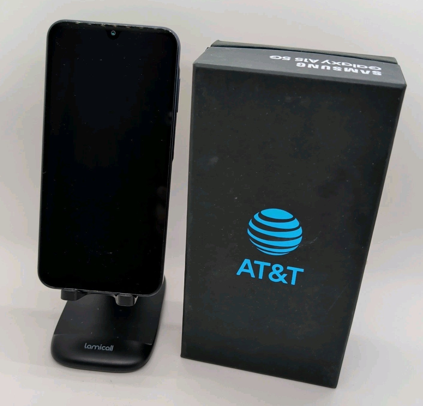 Samsung Galaxy A15 5G SM-A156U Blue Black AT&T 128GB Android Smartphone Open Box