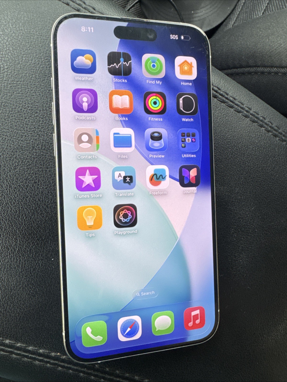 iPhone 15 Pro Max 256GB * Spectrum Mobile Locked * Cracked Back Smartphone